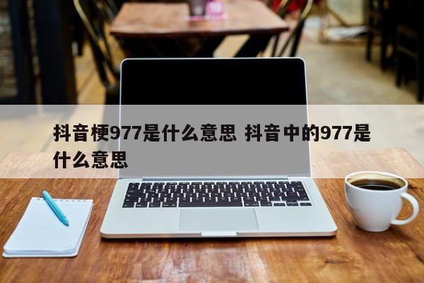 抖音梗977是什么意思 抖音中的977是什么意思