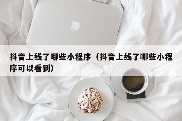 抖音上线了哪些小程序（抖音上线了哪些小程序可以看到）