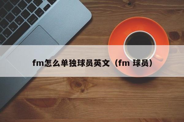 fm怎么单独球员英文（fm 球员）